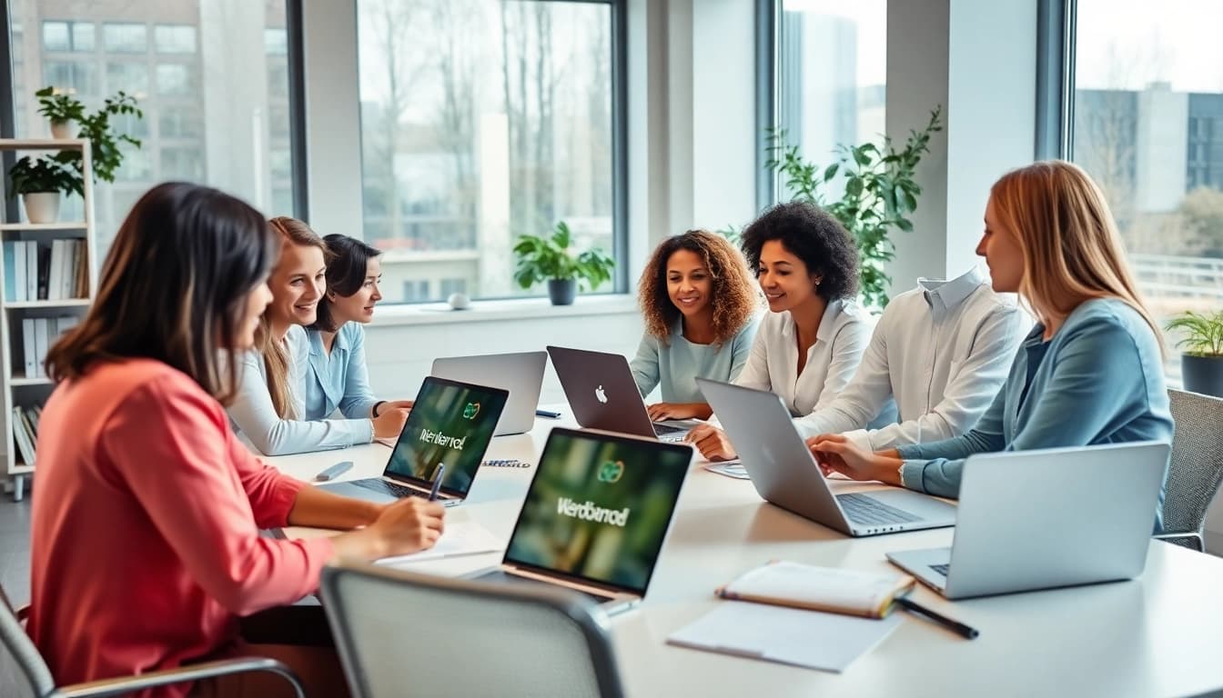 Explore innovative strategies at our werbeagentur pflege, featuring a collaborative marketing team.