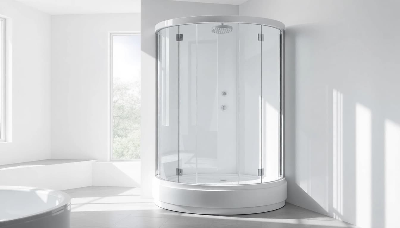 Entdecken Sie die elegante duschkabine 90x90 komplett mit modernem Design und klaren Glasoberflächen.