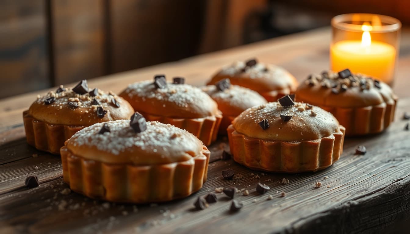 Leckere Haschkekse, frisch gebacken mit Hanfsamen und Schokoladenstückchen, auf einem rustikalen Holztisch.