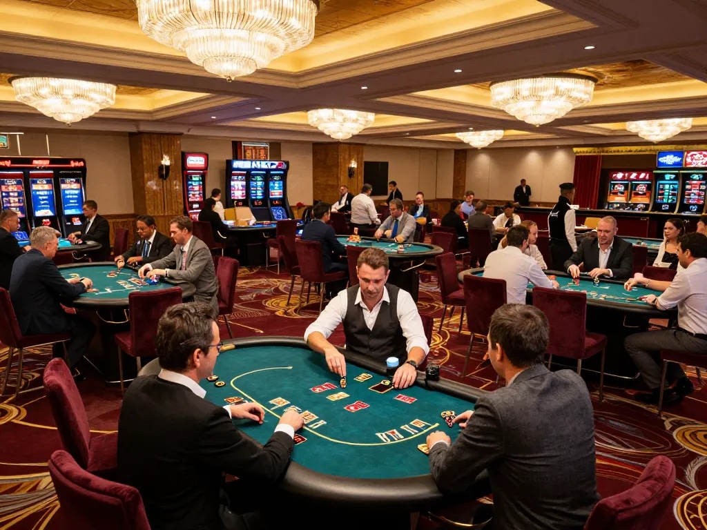 Players enjoying the dynamic games at alo8 com casino, experiencing thrill and excitement