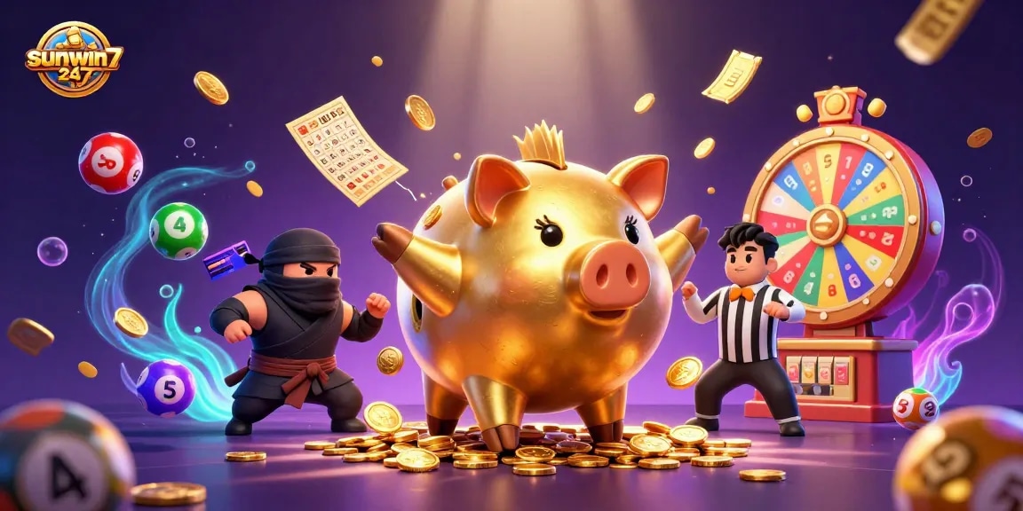 Experience thrilling casino gameplay with sunwin247's dynamic elements and vibrant characters.