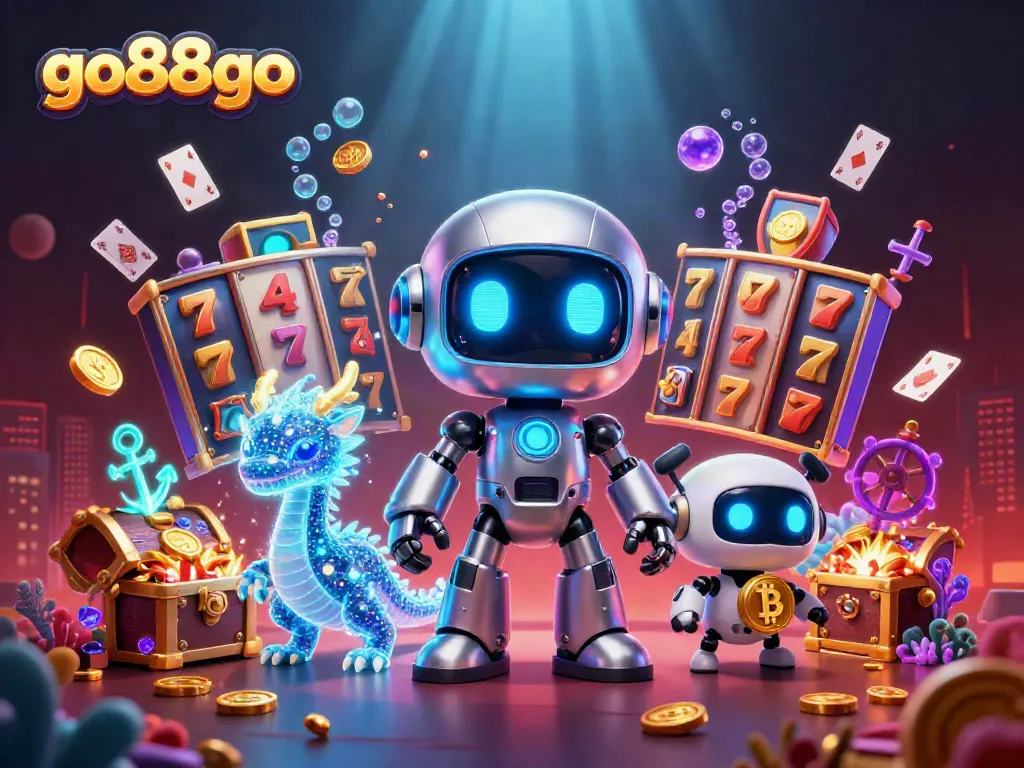 Experience thrilling gameplay at go88go with immersive 3D visuals and vibrant casino elements.