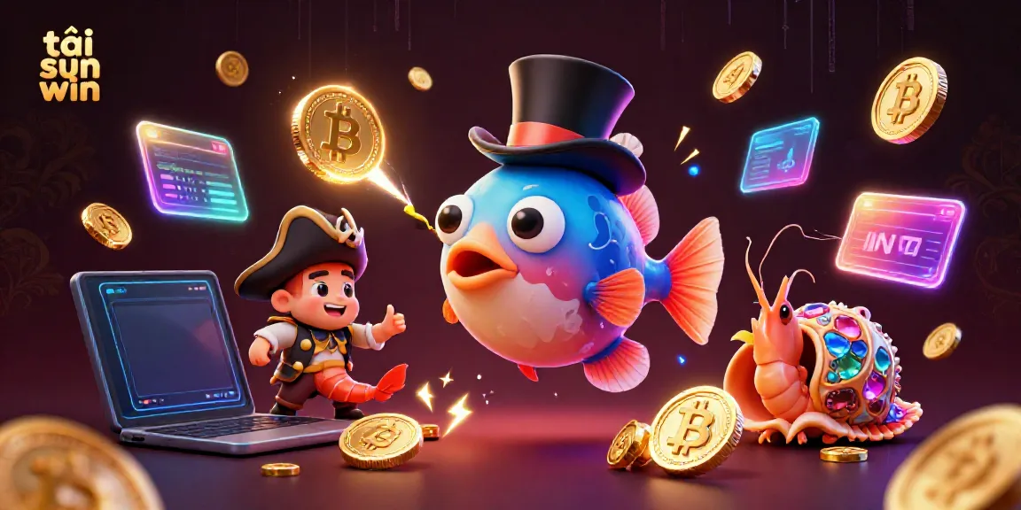Experience thrilling gameplay with tải sun win app featuring a unique underwater treasure scene.