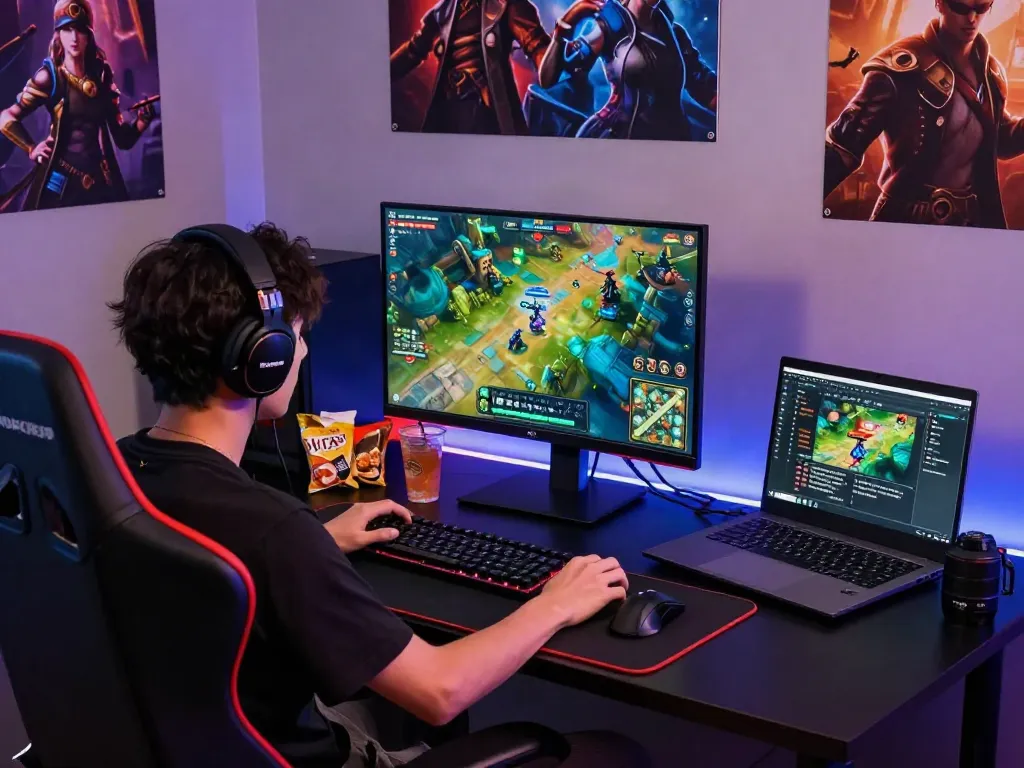 Player focused on ROKOK88 login to access hidden quests and leveling strategies in an engaging gaming environment.