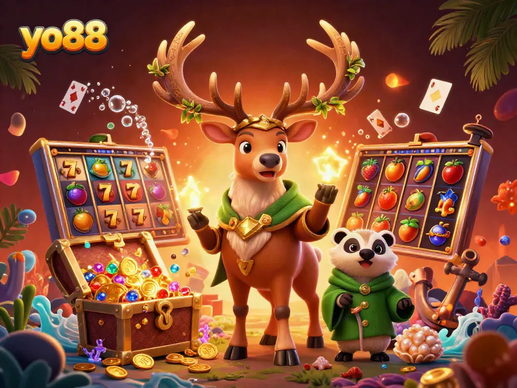 Experience thrilling gameplay with yo88's captivating starlit casino adventure, featuring stunning mythical characters.