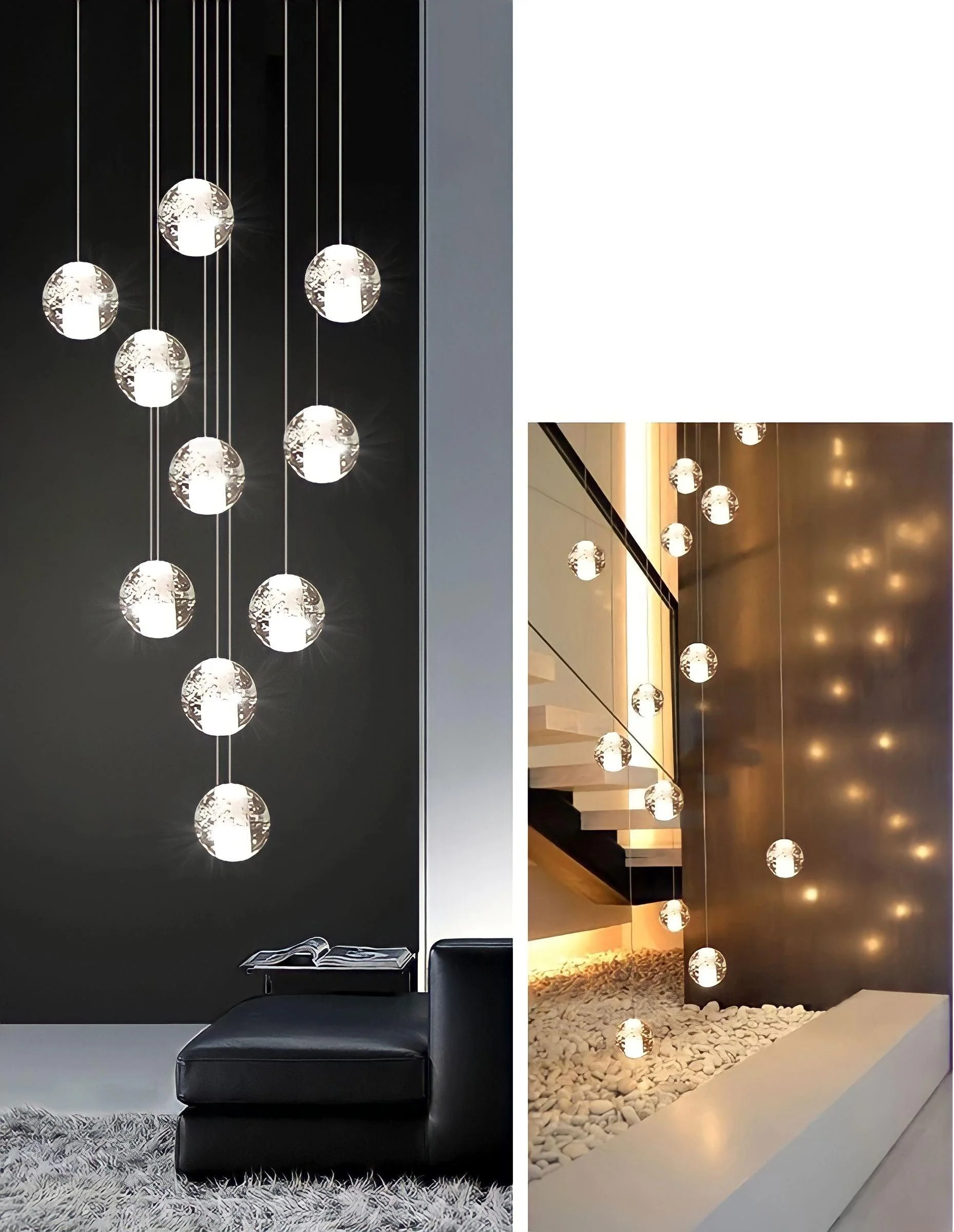 Hängelampen aus Glas und Metall: Transparente Eleganz im Raum