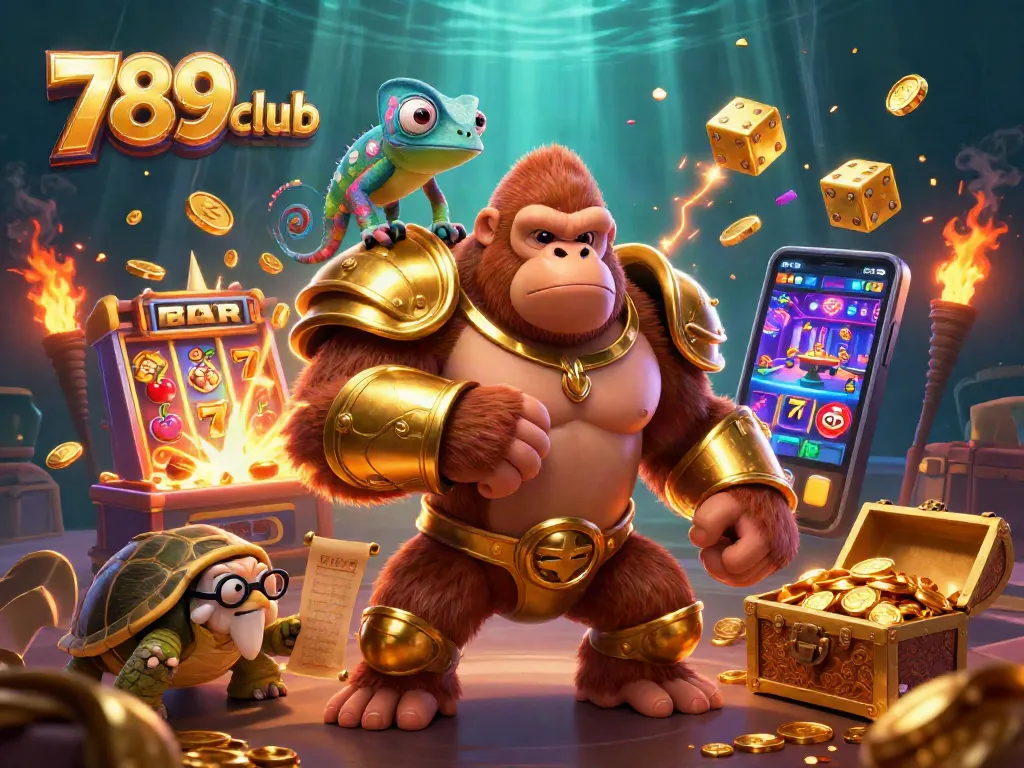 Experience thrilling gameplay at 789club with dynamic slot machines and vibrant casino elements.