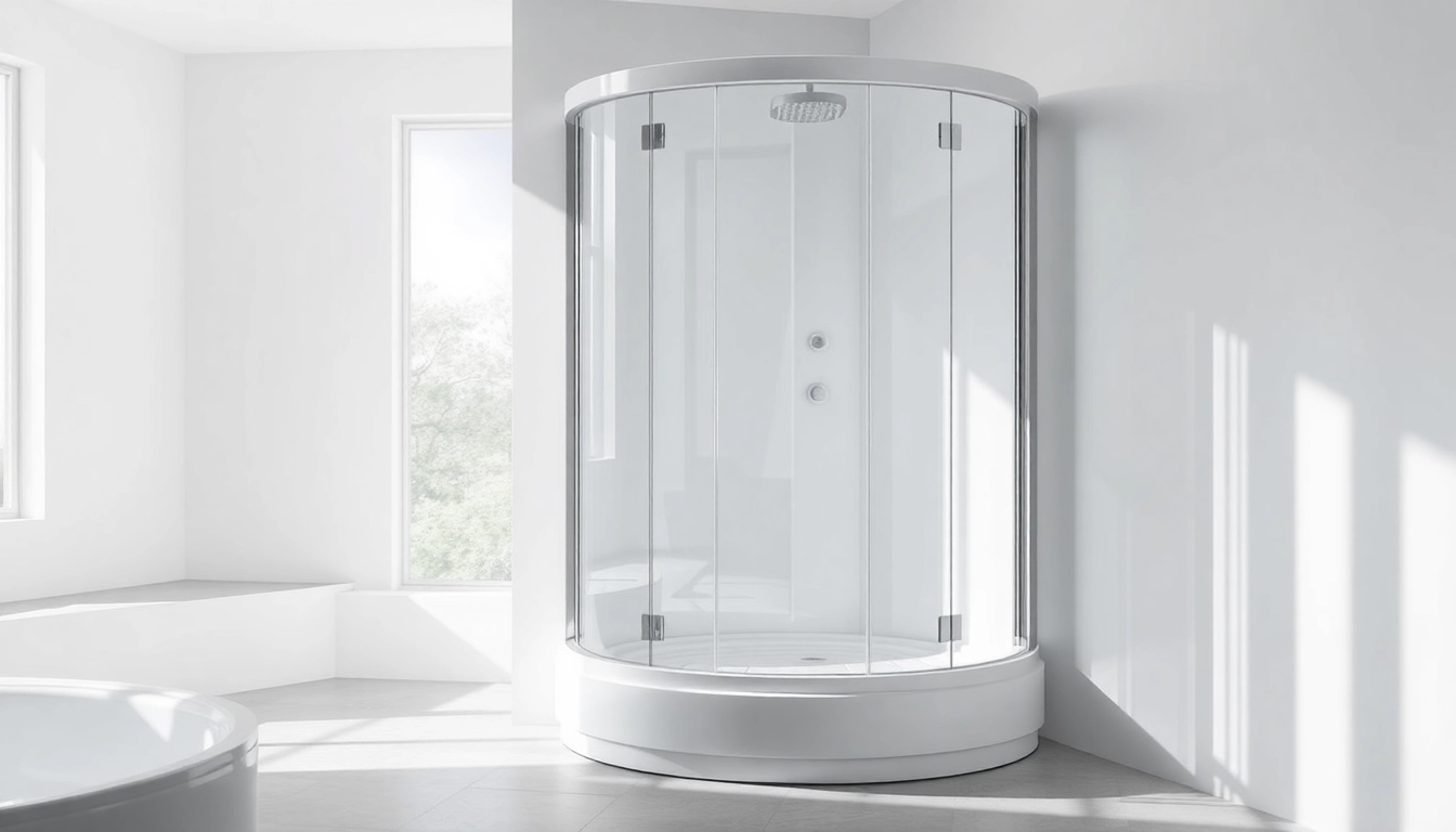 Entdecken Sie die elegante duschkabine 90x90 komplett mit modernem Design und klaren Glasoberflächen.