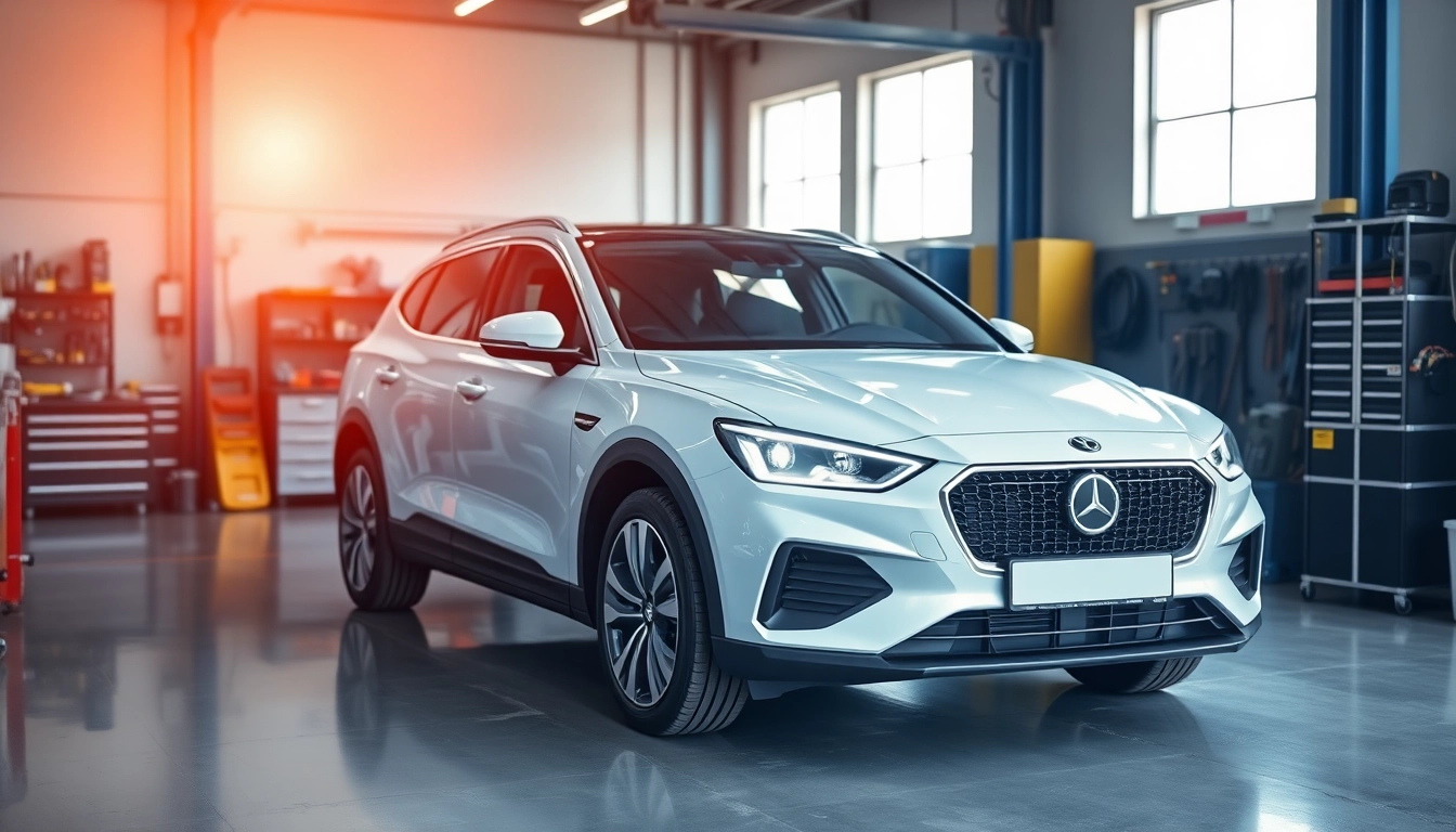 Smart Repair München: Fachmann bei der Reparatur von Autolackschäden in einer Werkstatt.