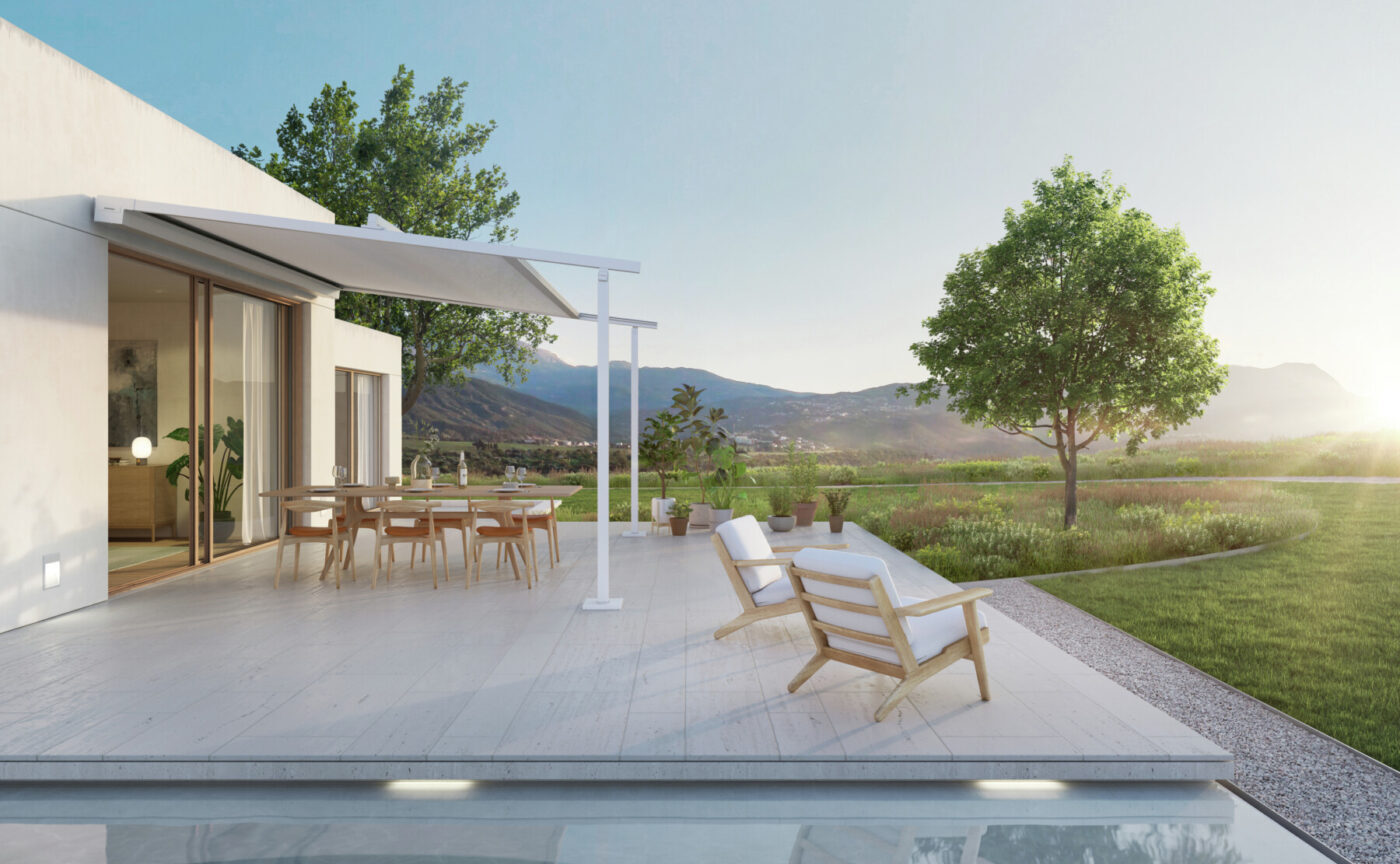 Smarte Lösungen für draußen: Die flexible Pergola Markise