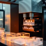Producing transparent parts using Polymethylmethacrylat im Spritzguss with precision in a modern facility.