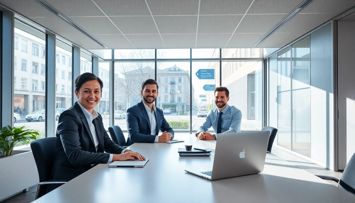 Headhunter Mannheim: Teamarbeit im modernen Recruiting-Büro.