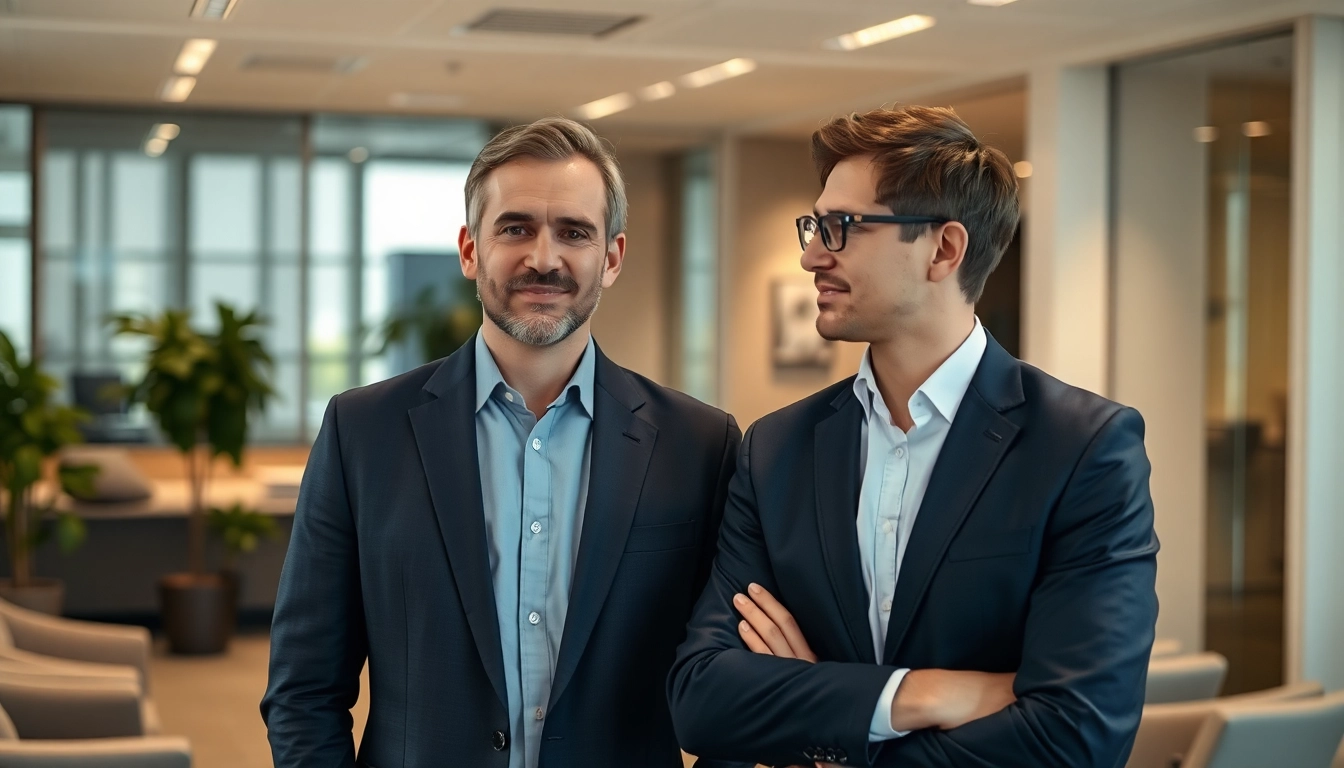 Headhunter Kiel führt ein Gespräch mit einem Bewerber in einem modernen Büro.