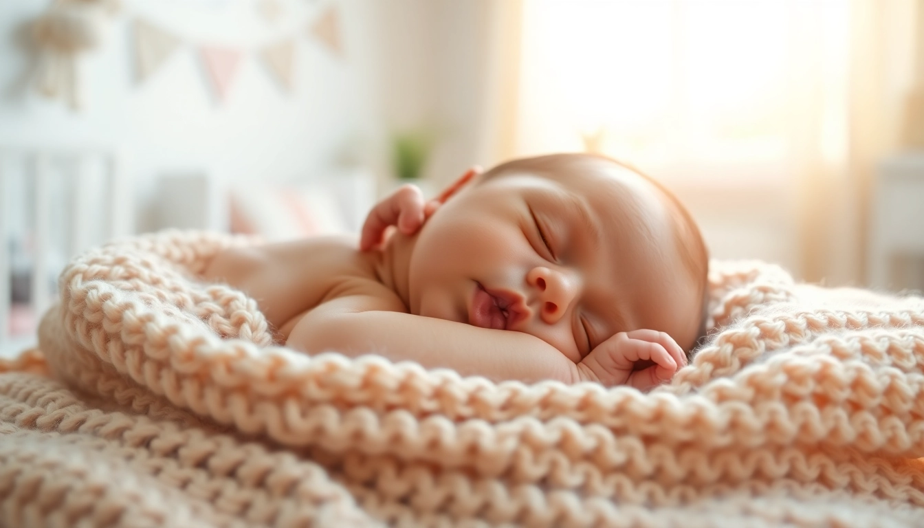 Neugeborenes Babyshooting auf einer weichen Decke in einem warmen, einladenden Ambiente.