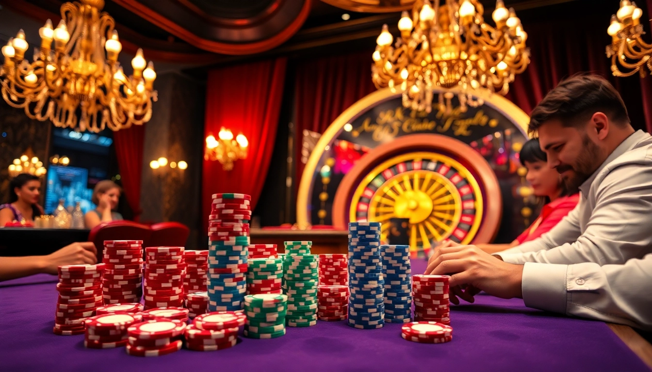 Experience the thrill of winning on nk88.com at a luxurious casino table.