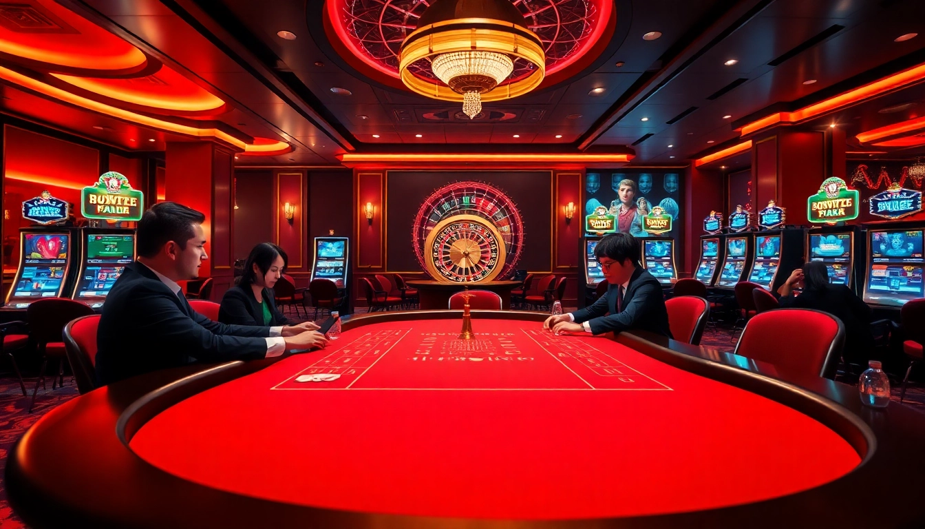 Experience the thrill of the hidden wiki dark web through an immersive casino scene with poker and roulette.