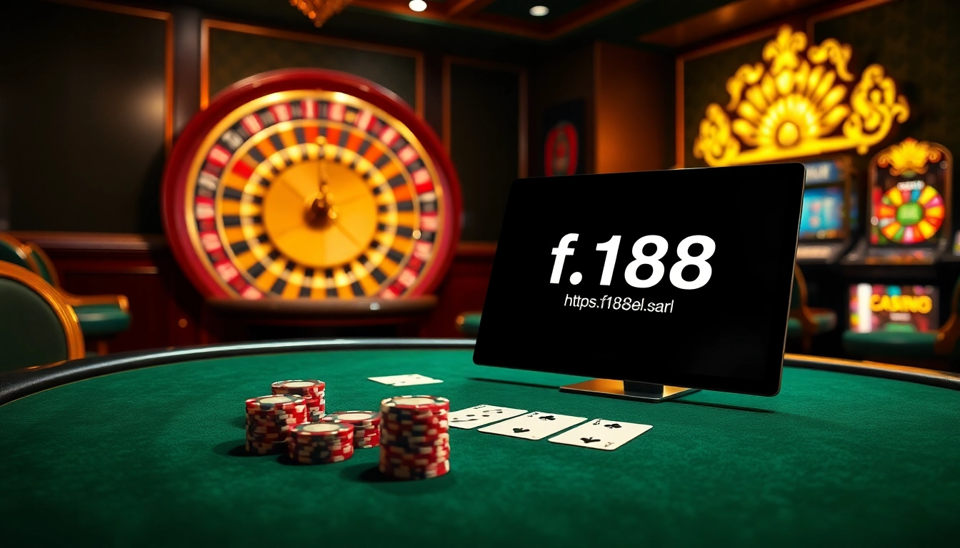 Players enjoy gaming excitement at https://f168.sarl/ with poker and roulette in a luxurious setting.