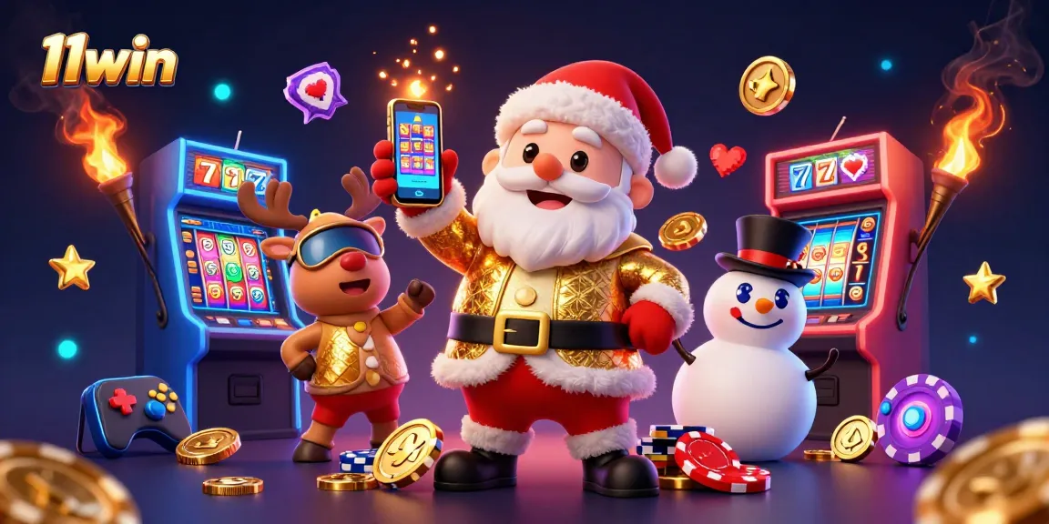 Engage with the thrilling slots and jackpots at 11win with Santa and his festive friends!